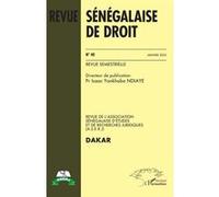 Revue Sénégalaise de Droit N° 40 Janvier 2025 - Collectif - L'harmattan - broché - Revue