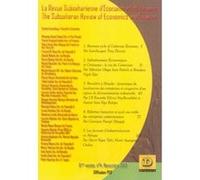 Revue subsaharienne d'Economie et de finance Collectif (Auteur)