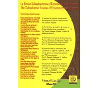 Revue subsaharienne d'économie et de finance The subsaharian review of economy and finance - 7e année, juin 2015 - Collectif - Dianoia - broché - Revue