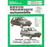 Revue technique de l'Automobile numéro 458.3 : Renault Supercinq et express avec un moteur 1397