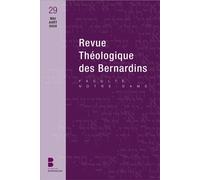Revue theologique des bernardins n. 29 - Frédéric Louzeau - Parole Et Silence Eds - broché - Revue