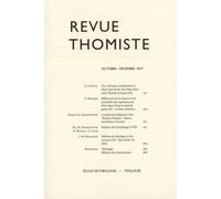 Revue Thomiste - N°4/2017