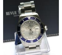 Revue Thommen DIVER (300m) automatique argent/bleu 17571.2125 jamais portée