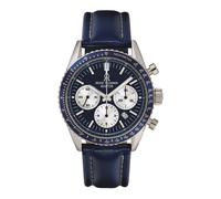 Revue Thommen, Homme, Accessoires, Bleu, Taille: ONE Size Montre Chronographe Aviateur en Cuir