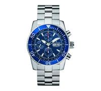 Revue Thommen, Homme, Accessoires, Bleu, Taille: ONE Size Plongeur Chronographe Automatique Montre Cadran Bleu