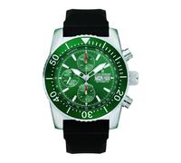 Revue Thommen, Homme, Accessoires, Vert, Taille: ONE Size Montre Diver Day & Date en silicone