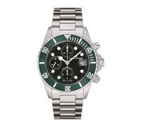 Revue Thommen - Montre Chrono Diver en Acier Inoxydable - Homme - Accessoires - Vert - Taille: ONE Size