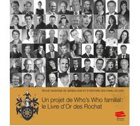 Revue vaudoise de généalogie et d'histoire des familles 2020, 33e année