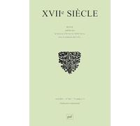 Revue Xviie Siecle N.283 (Édition 2019)