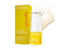 Revuele A.M. Vibes Power Sérum à la caféine et à la vitamine E - Sérum facial revitalisant contre la fatigue, réduit les cernes et les gonflements, protège la peau avec des antioxydants, végétalien 30