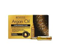 Revuele Ampoules à l'huile d'argan liquide concentré à l'huile d'argan pour le visage, le cou et le décolleté 2 ml 100 % pur naturel et organique avec des acides oligolinoliques