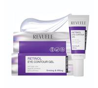 REVUELE Crème Contour des Yeux au Rétinol avec Huile de Ricin et Urée - Crème Anti-Âge pour Ridules et Cernes, Stimule le Collagène et Hydrate - 25 ml