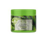Revuele Gelée corporelle apaisante à 92% à l'extrait d'aloe vera testée cliniquement et confirmée par le dermatologue, 100% pure naturelle et biologique, 400 ml