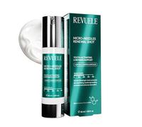 REVUELE Microneedling Renewal Shot - Crème Visage Régénérant avec Micro-Aiguilles Naturelles et Centella Asiatica, Inspiré du Microneedling Professionnel, Améliore Texture, Teint et Luminosité, 50 ml
