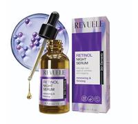 REVUELE Retinol Night Sérum anti-âge intensif avec rétinol et acide hyaluronique, aide à renouveler la peau pendant le sommeil, réduit les rides et améliore l'élasticité, végétalien 30 ml