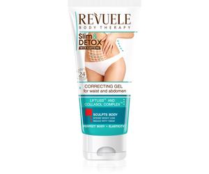 Revuele Slim & Detox With Caffeine gel raffermissant pour le ventre et les hanches 200 ml