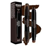 Revyn Stick de dissimulation de racine instantanée 2pcs, correcteur naturel pour la cheveux, bâton de retouche à double tête, racines et côtés pour les femmes et les hommes (02#)