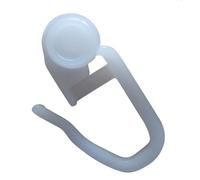 rewagi - Haute Qualité Roulettes, crochets de rideau plissé röllchen, intérieur Roulettes - Blanc 8 mm - 100, 200, 300, 400, 500, Lot de 1000, weiß, 100 Stück