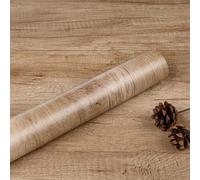 ReWallpaper Papier Adhesif pour Meuble Bois Chene 40CMx7M Lavable Revetement Plan De Travail Cuisine Papier Peint Adhesif Mural Decoratif Bois Stickers Porte Placard Épais Papiers Peints Salon