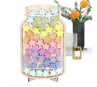 Reward Jar, Reward Jars For Kids | Wood & Acrylic Behavior Incentive Jar With 45 Stars | Behavior Management Classroom Favours For Parenting Aid Teachers School Reading Incentive