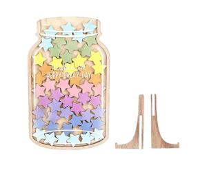 Reward Jars on Kids, Behavior Incentive Jar with 45 Star Tokens and Visual Motivation System, for Behavior Management, Classroom, Parenting Aid, Teachers, School, Reading, 5.91x9.84 Inches