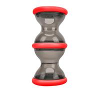 Rewarding Dog Toy Dumbbell Leaking Food Puzzle Chew Toy for Slow Feeding Mental Exercise Feeder with Roller Design