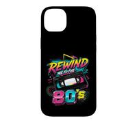 Rewind Me to The 80's Retro VHS Nostalgie Design Meme Coque pour iPhone 14 Plus