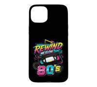 Rewind Me to The 80's Retro VHS Nostalgie Design Meme Coque pour iPhone 15 Plus