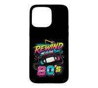 Rewind Me to The 80's Retro VHS Nostalgie Design Meme Coque pour iPhone 15 Pro Max
