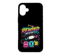 Rewind Me to The 80's Retro VHS Nostalgie Design Meme Coque pour iPhone 16 Plus