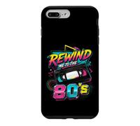 Rewind Me to The 80's Retro VHS Nostalgie Design Meme Coque pour iPhone 7 Plus/8 Plus