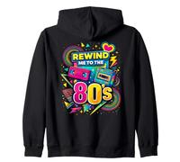 Rewind Me to The 80s Vintage Nostalgie Retro Videocassette Sweat à Capuche