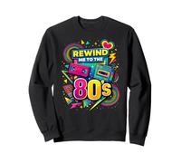 Rewind Me to The 80s Vintage Nostalgie Retro Videocassette Sweatshirt