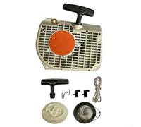 Rewind Starter Assembly compatible avec tronçonneuse MS340 MS360, kit de réparation de mécanisme de démarrage à tirette pour pièce # 1125 080 2105, pièces de rechange d'équipement de rechange Outdoor