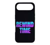 Rewind Time Typographie rétro des années 90 Design Graphique Coque pour iPhone Air