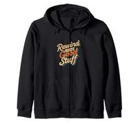 Rewind to the Good Stuff Retro Music Design Sweat à Capuche
