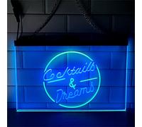REWIS enseignes Lumineuses LED « Cocktails et rêves »
