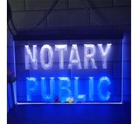 REWIS Enseignes Lumineuses LED néon pour notaires