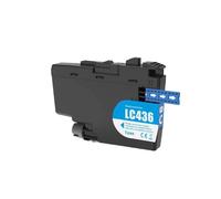 REwNXA Cartouche d'encre compatible LC436 pour imprimantes MFC y compris MFC-J4340DW MFC-J4440DW MFC-J4540DW MFC-J5855DW MFC-J5955DW MFC-J6555DW MFC-J6955DW et MFC-J6957DW (1 pièce cyan)