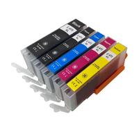 REwNXA Lot de 5 cartouches d'encre compatibles PGI470 CLI471 pour imprimantes 470XL 471XL MG5740 MG6840 MG7740 TS5040 TS6040 TS8040 TS9040