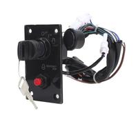 REwNXA Panneau d'interrupteur de Touche d'allumage Compatible avec Les modèles à Moteur Unique Outboard 37100-96J24 37100-96J27 Compatible