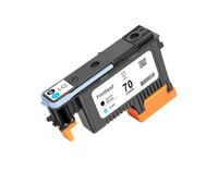 REwNXA Tête d'impression de Remplacement Compatible Compatible avec 70 C9404A C9405A C9406A C9407A Compatible avec DesignJet Z2100 Z5200 Z3100 Z3200(1PC MBK and Cyan)
