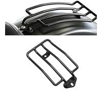 REWOLFNUS Porte-bagages amovible compatible avec Harley Sportster Custom Touring Street Glide Road King Electra 2009-2024 (noir)