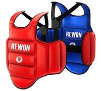 REWON Plastron de Boxe, Protège Poitrine de Boxe, Corps Garde de la Poitrine Protecteur Parfait pour Sports de Combat Kickboxing, MMA Muay Thai Taekwondo, BJJ karaté Unisex