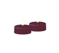 ReWu Deluxe Homeart Lot de 2 grandes bougies chauffe-plat Violet