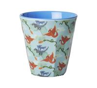 ReWu Rice Gobelet en mélamine - Imprimé dragon - Taille moyenne - Pour enfant - Vaisselle de camping - Incassable - Sans BPA - 250 ml