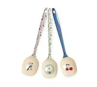 ReWu Rice Show Your True Color Lot de 3 cuillères de cuisine en mélamine incassables pour le camping et le camping - Couverts pour enfants - Incassables - Sans BPA