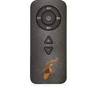 ReWu Télécommande pour bougies Deluxe Homeart - Réglage de la fonction minuterie - Réglage de la luminosité - Allumer et éteindre à distance