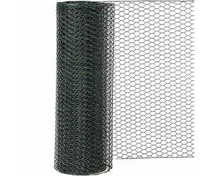 REWWER 6 Angles Gefl.PVC gainé Vert 25/1000 25 m