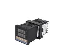 REX-C100 Thermostat numérique PID contrôleur de température + sortie SSR 40DA/relais + thermocouple K sonde 1 m + dissipateur thermique (lot de 3)